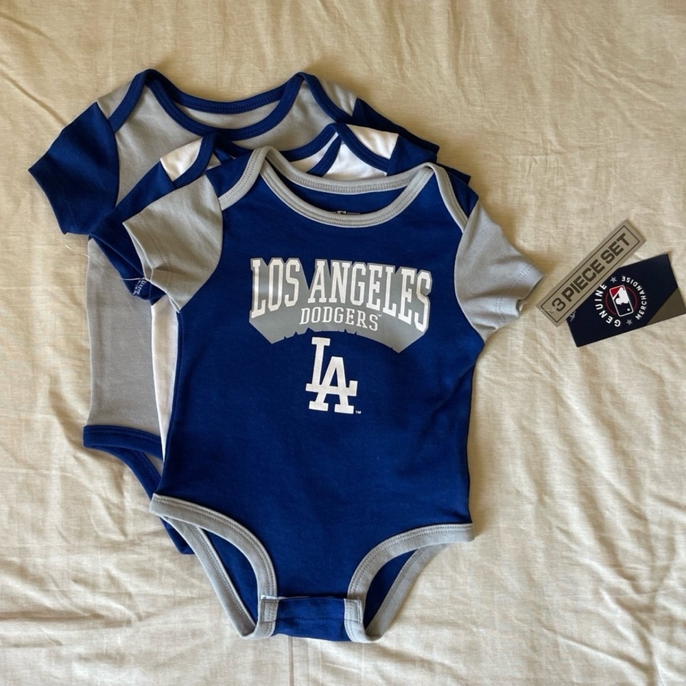 Los Angeles Dodgers Baby Onesie Bundle
